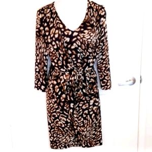 Leopard Wrap Dress